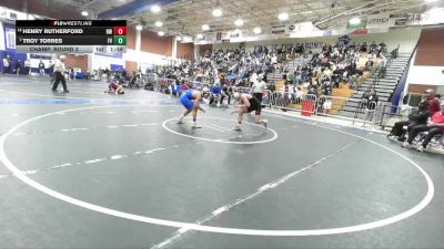 126 lbs Champ. Round 2 - Henry Rutherford, Harvard-Westlake vs Troy Torres, Fountain Valley