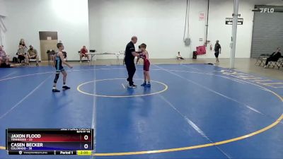 83 lbs Placement Matches (8 Team) - Jaxon Flood, Tennessee vs Casen Becker, Colorado