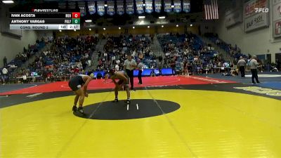 157 lbs Cons. Round 2 - Anthony Vargas, Cal Poly vs Ivan Acosta, Menlo (Calif.)