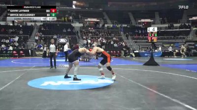 197 lbs Cons. Round 2 - Bryce McCloskey, Mount Union vs Gavin Layman, Ohio Northern