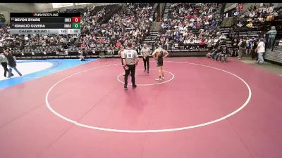 3A 190 lbs Champ. Round 1 - Devon Byars, Emery vs Ignacio Olvera, Summit Academy