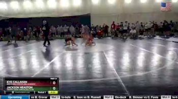 109 lbs Champ. Round 1 - Kye Callahan, Red Cobra Wrestling Academy vs Jackson Heaston, Indian Creek Wrestling Club