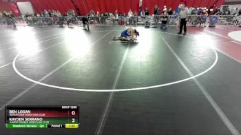 132 lbs 1st Place Match - Ben Logan, Watertown Wrestling Club vs Kayden Serrano, Junior Pioneer Wrestling Club