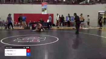 65 kg Round Of 16 - Jordan Soriano, Pennsylvania RTC vs Connor Thorpe, Panther Wrestling Club RTC