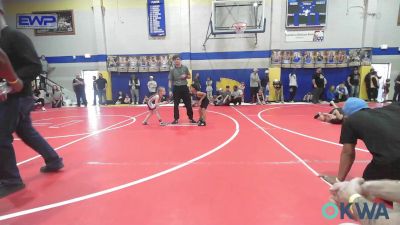 49 lbs Consi Of 8 #2 - Willow Hamilton, Owasso Takedown Club vs Trysten Harris, Pin-King All Stars