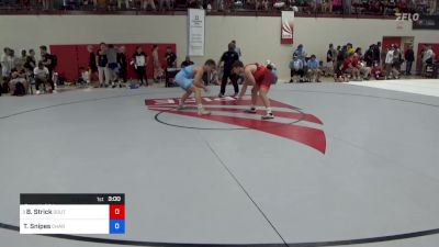 74 kg Round Of 64 - Braxton Strick, Southern Illinois Regional Training Center vs Thomas Snipes, Charleston Regional Training Center