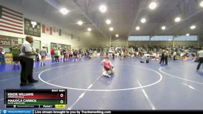 112 lbs Semifinal - Kinzie Williams, American Falls vs Makayla Carrick, Elite Wrestling