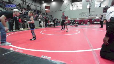 49 lbs 3rd Place - James Duncan, Pin-King All Stars vs Maisyn Malone, Bartlesville Wrestling Club