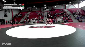 285 lbs Cons. Semi - Jesse Abston, TUTTLE vs William Rauschkolb, CROSSINGS CHRISTIAN