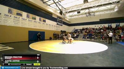 160 lbs Champ. Round 2 - Austin Justice, Mead vs Brooks Proctor, Riverside
