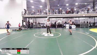 H-113A lbs Quarterfinal - Cole Jaust, Iron Horse vs Cristian Pote, Empire Wrestling Academy