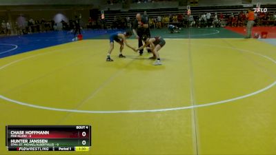 105 lbs Placement (4 Team) - Hunter Janssen, STMA (St. Michael/Albertville) vs Chase Hoffmann, Pine Island