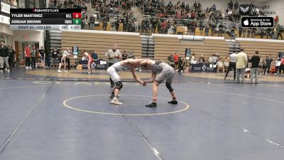 174 lbs Round Of 32 - Tyler Martinez, Bellarmine vs Jordan Brown, Unrostered - United Training Facility