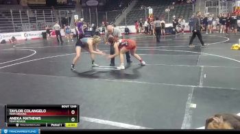 132 lbs Quarterfinal - Aneka Mathews, Team Nevada vs Taylor Colangelo, Team Arizona