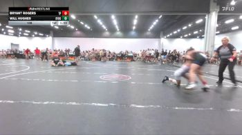 108 lbs Round 3 (4 Team) - Will Hughes, Backyard Brawlers Gold vs Bryant Rogers, Team Palmetto