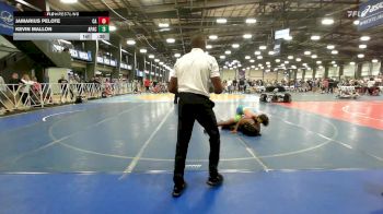 160 lbs Rr Rnd 2 - Jamarius Pelote, Combat Athletics vs Kevin Mallon, Apache Black