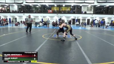 174 lbs 7th Place Match - Drake Hurley, Adrian vs Blaise Armstead Ii, Alma