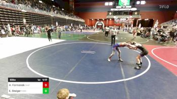 80 lbs Semifinal - Harper Formanek, Chatfield vs Elise Steiger, Forsyth WC