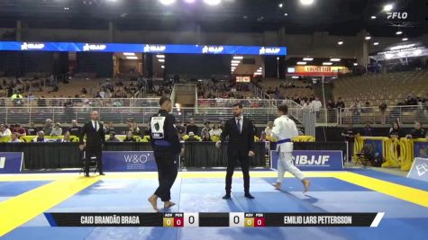 Emilio Lars Pettersson vs Caio Brandão Braga 2025 Pan Jiu Jitsu IBJJF Championship