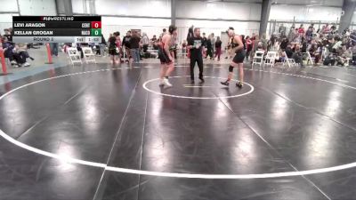 140-141 A Round 2 - Kellan Grogan, Natrona County vs Levi Aragon, Central