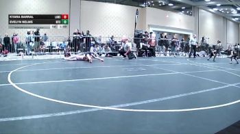 64 lbs Quarterfinal - Kyara Barral, Lawc vs Evelyn Nelms, Mtc