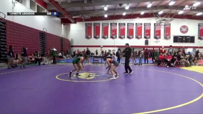 117 lbs Semifinal - Lynette Legados, East Los Angeles College vs Lailanie Vongnakhone, Fresno City College