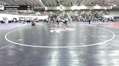 184 lbs Champ. Round 2 - Jackson King, Dickinson State (N.D.) vs Carter Peterson, Northwestern (Iowa)