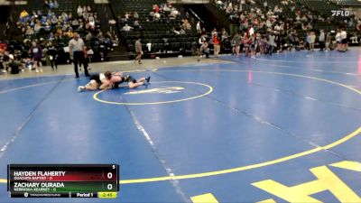 125 lbs Finals (2 Team) - Zachary Ourada, Nebraska-Kearney vs Hayden Flaherty, Ouachita Baptist