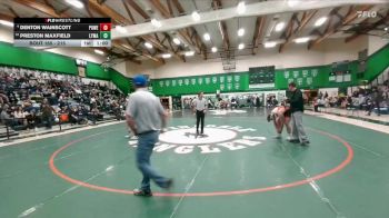 215 lbs Cons. Round 3 - Denton Wainscott, Powell vs Preston Maxfield, Lyman