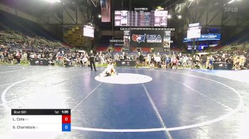 117 lbs Cons 32 #2 - Larisa Cota, Arizona vs Sabina Charlebois, Illinois
