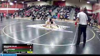 126 lbs Champ. Round 1 - Benjamin Salas, Durango vs Jacob Flores, Mojave