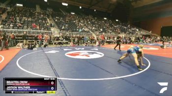 165 lbs Round 2 - Braxten Crow, Sheridan Wrestling Club vs Jaydon Walther, Green River Grapplers Wrestling