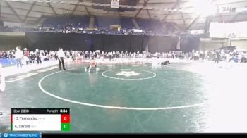 63 lbs Quarterfinal - Colton Fernandez, NWWC vs Axel Carpio, Federal Way Spartans Wrestling