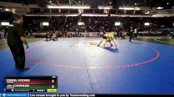 175 lbs 1st Place Match - JON SCHOENLEIN, Skyview vs Ezekiel McEwen, Capital