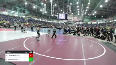 89 lbs Round Of 16 - Hunter Johnston, West Grand vs Hunter Shawcroft, Pueblo County WC