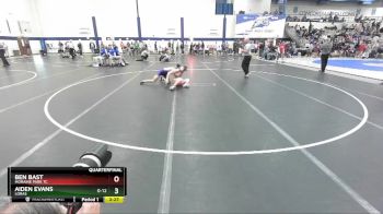 133 lbs Quarterfinal - Aiden Evans, Loras vs Ben Bast, Moraine Park TC