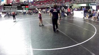 95 lbs Champ. Round 1 - Kinzley Michalak, CWO vs KwynLee Kramer, Sandhills Valley Mavericks Youth Wrestling