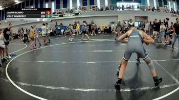 105 lbs Quarterfinals (8 Team) - Cale Wimberly, Florida Scorpions vs Javon Russo, MF Purge Elite