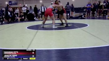 155 lbs Cons. Round 5 - Savannah Pitts, Huntingdon College vs Jocelyn Yepez, Emmanuel College