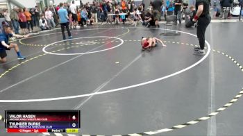 56 lbs Quarterfinal - Thunder Burks, Bethel Freestyle Wrestling Club vs Valor Hagen, Anchor Kings Wrestling Club