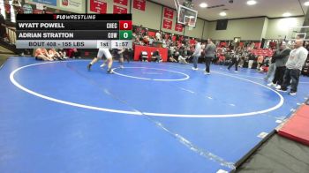 155 lbs Round Of 64 - Wyatt Powell, Checotah vs Adrian Stratton, Coweta