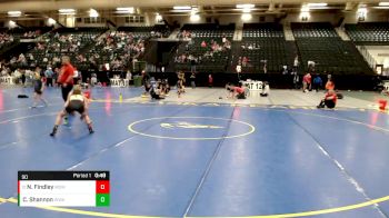90 lbs 5th Place Match - Noah Findley, Midwest Destroyers Wrestling vs Cole Shannon, Warrior Wrestling Academy