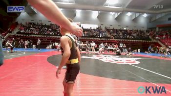 49 lbs 3rd Place - Brodee Meyer, Broken Arrow Wrestling Club vs Christian Schwahn, Harrah Little League Wrestling