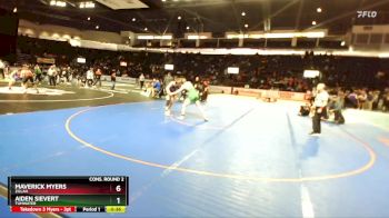 157 lbs Cons. Round 2 - Aiden Sievert, Tumwater vs Maverick Myers, Zillah