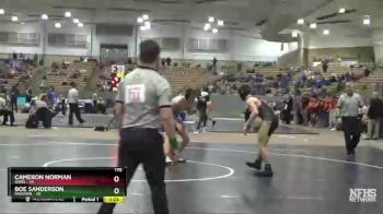 170 lbs 2nd Wrestleback (8 Team) - Boe Sanderson, Fairview vs Cameron Norman, Gibbs