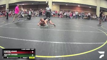 Quarterfinal - Porter Adams, Unattached vs Kolton Swiger, Ares