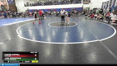 98 lbs Cons. Round 2 - Cobe Binenstock, Gallatin (Bozeman) vs Carter Happell, Sandpoint