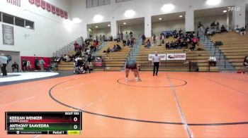 285 lbs Cons. Round 3 - Anthony Saavedra, San Ysidro vs Keegan Wenker, Scripps Ranch