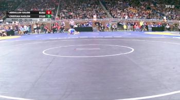 D2-126 lbs Quarterfinal - Cristian Haslem, St Clair vs Abdullah Salem, Melvindale