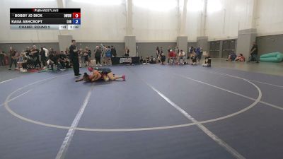 190 lbs Champ. Round 2 - Bobby Jo Dick, Omak Wrecking Crew Wrestling vs Kaija Ashcroft, Legends Of Gold